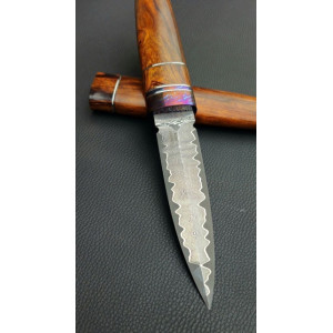 ПУЛЬСАР авторський ніж ручної роботи майстра Fomenko Knifes, сталь К390 в нержавіючому дамаску, 61-62 HRC. Photo 2